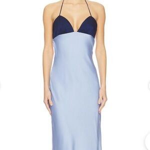 Wolfe Dress in Chambray & Navy by NIA